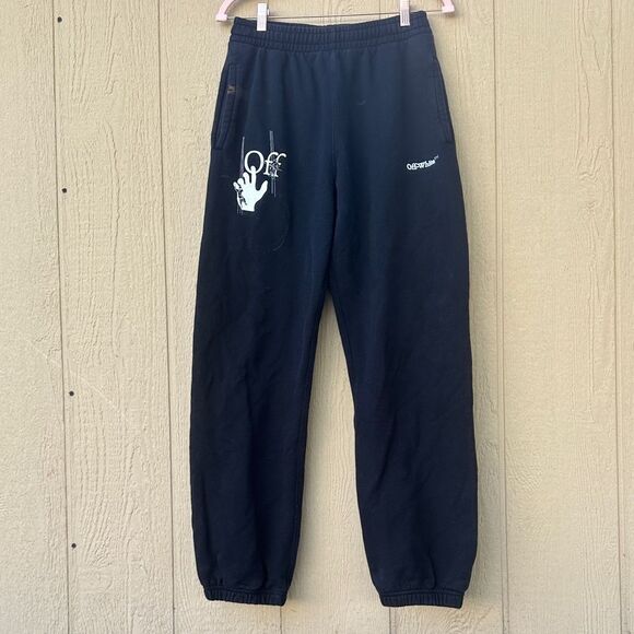 Off-White Kids Black Joggers - Picture 2 of 13